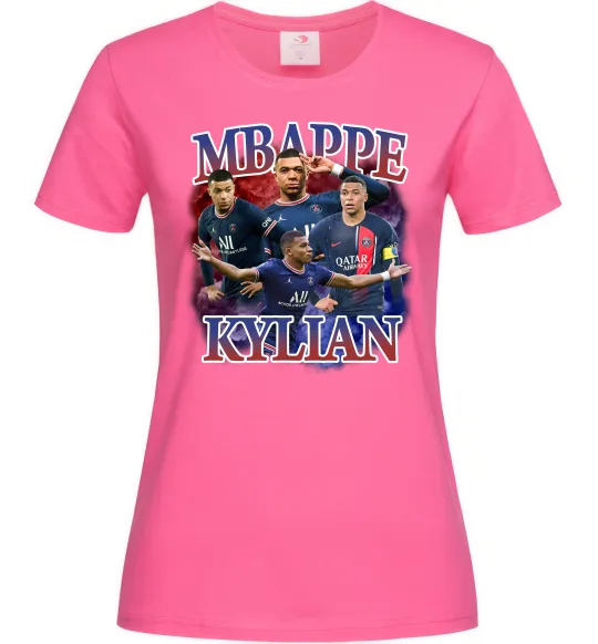 Женская футболка Мбаппе Кіліан ПСЖ Ярко-розовый фото
