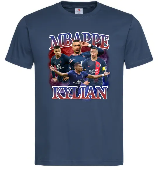 Мужская футболка Мбаппе Кіліан ПСЖ Темно-синий фото