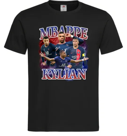 Мужская футболка Мбаппе Кіліан ПСЖ Черный фото
