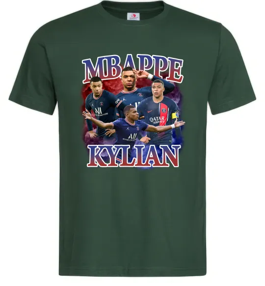 Мужская футболка Мбаппе Кіліан ПСЖ Темно-зеленый фото