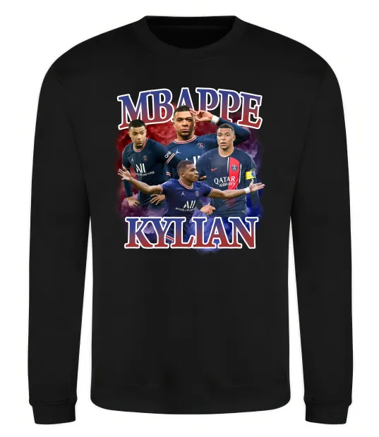 Світшот Мбаппе Кіліан ПСЖ Чорний фото