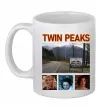 Чашка керамическая Welcome to Twin Peaks Белый Чашка керамическая Welcome to Twin Peaks Белый фото