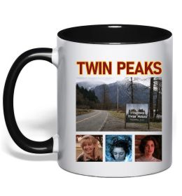 Чашка з кольоровою ручкою Welcome to Twin Peaks