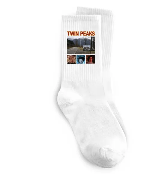 Носки Welcome to Twin Peaks Белый фото