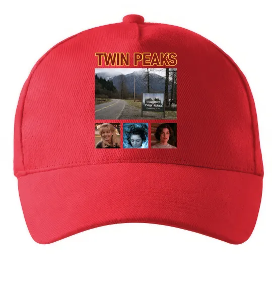 Кепка Welcome to Twin Peaks Красный фото
