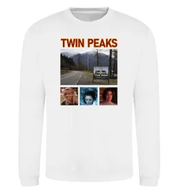 Свитшот Welcome to Twin Peaks Белый фото