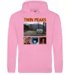 Мужская толстовка (худи) Welcome to Twin Peaks Розовый Мужская толстовка (худи) Welcome to Twin Peaks Розовый фото