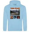 Женская толстовка (худи) Welcome to Twin Peaks Голубой Женская толстовка (худи) Welcome to Twin Peaks Голубой фото