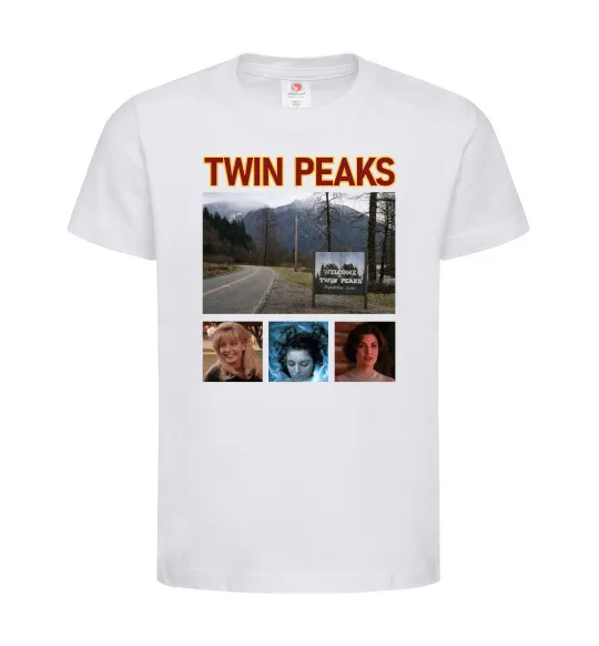 Дитяча футболка Welcome to Twin Peaks Білий фото