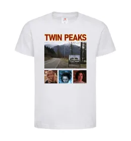 Дитяча футболка Welcome to Twin Peaks Білий фото