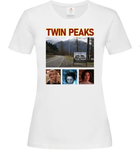 Женская футболка Welcome to Twin Peaks Белый фото