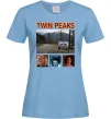 Женская футболка Welcome to Twin Peaks Голубой Женская футболка Welcome to Twin Peaks Голубой фото