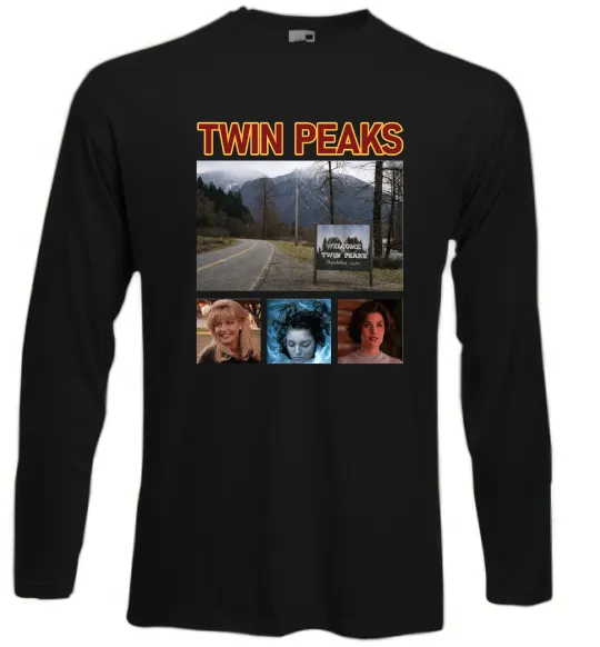 Лонгслив Welcome to Twin Peaks Черный фото