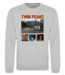 Свитшот Welcome to Twin Peaks Серый меланж Свитшот Welcome to Twin Peaks Серый меланж фото