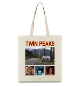 Эко-сумка Welcome to Twin Peaks Бежевый фото