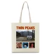 Эко-сумка Welcome to Twin Peaks Бежевый Эко-сумка Welcome to Twin Peaks Бежевый фото