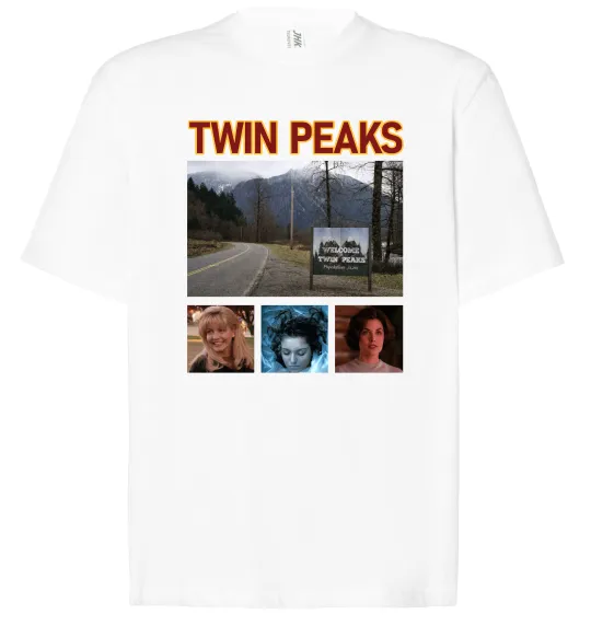 Футболка Оверсайз Welcome to Twin Peaks Белый фото