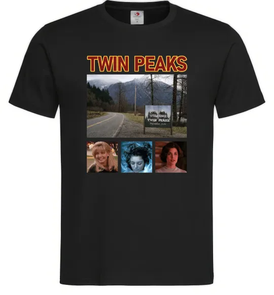 Мужская футболка Welcome to Twin Peaks Черный фото
