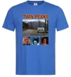 Мужская футболка Welcome to Twin Peaks Ярко-синий фото