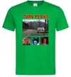 Мужская футболка Welcome to Twin Peaks Зеленый фото