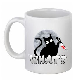 Чашка керамическая Кіт what? Чашка керамическая Кіт what?