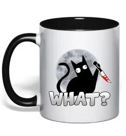 Чашка с цветной ручкой