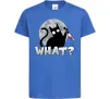 Дитяча футболка Кіт what? Яскраво-синій Дитяча футболка Кіт what? Яскраво-синій фото