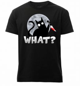 Чоловіча преміум футболка Кіт what? Чоловіча преміум футболка Кіт what?