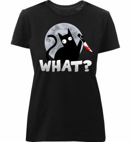 Женская премиум футболка Кіт what? Женская премиум футболка Кіт what?