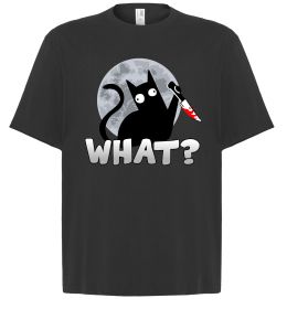 Футболка Оверсайз Кіт what? Футболка Оверсайз Кіт what?