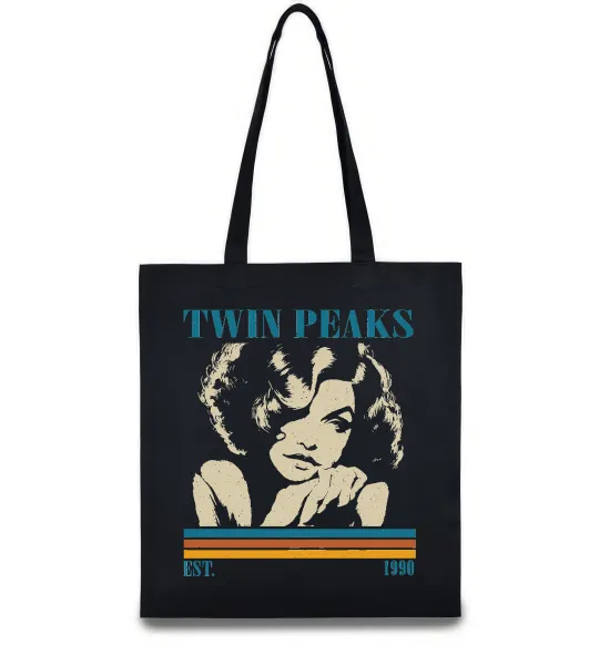 Эко-сумка Twin Peaks est 1990 Черный фото