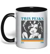 Чашка с цветной ручкой Twin Peaks est 1990 Черный Чашка с цветной ручкой Twin Peaks est 1990 Черный фото