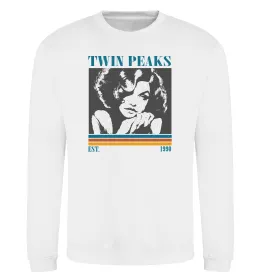 Свитшот Twin Peaks est 1990 Белый фото