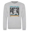 Свитшот Twin Peaks est 1990 Серый меланж фото