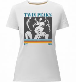 Женская премиум футболка Twin Peaks est 1990 Женская премиум футболка Twin Peaks est 1990