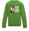 Детский Свитшот Today I`m a serious Capy Лаймовый фото