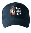 Кепка Today I`m a serious Capy Темно-синій Кепка Today I`m a serious Capy Темно-синій фото