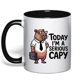 Чашка с цветной ручкой