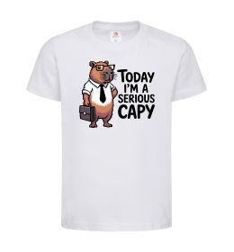 Дитяча футболка Today I`m a serious Capy