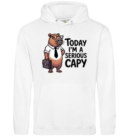 Жіноча толстовка (худі) Today I`m a serious Capy