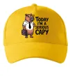 Кепка Today I`m a serious Capy Сонячно жовтий Кепка Today I`m a serious Capy Сонячно жовтий фото