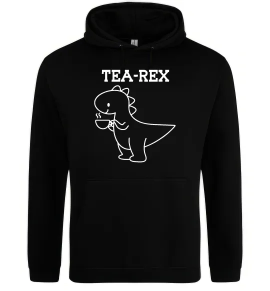 Женская толстовка (худи) Tea-rex Черный фото