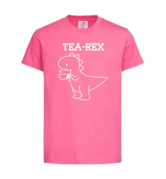 Детская футболка Tea-rex Ярко-розовый фото