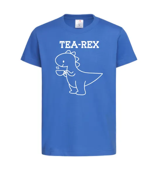 Детская футболка Tea-rex Ярко-синий фото