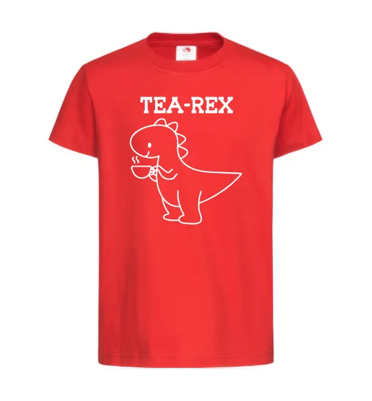 Детская футболка Tea-rex Красный фото