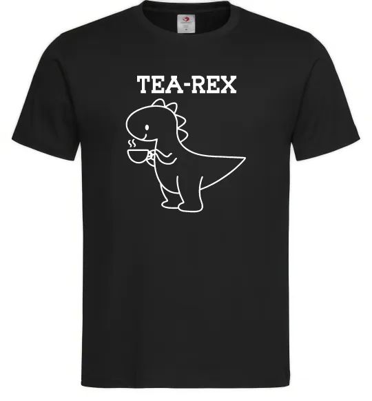 Мужская футболка Tea-rex Черный фото