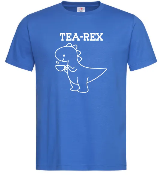 Мужская футболка Tea-rex Ярко-синий фото