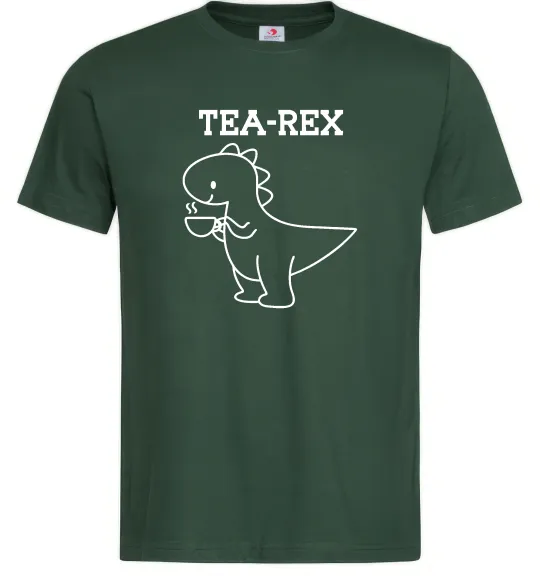 Мужская футболка Tea-rex Темно-зеленый фото