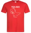 Мужская футболка Tea-rex Красный Мужская футболка Tea-rex Красный фото