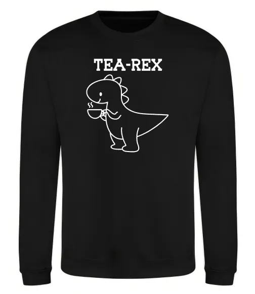 Свитшот Tea-rex Черный фото
